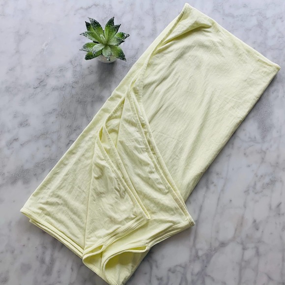 lululemon athletica Accessories - Lululemon Sage Scarf Wrap Zest Yellow Pima Cotton
